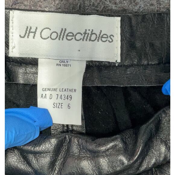 JH Collectibles Genuine Leather Black Maxi 6 - Picture 5 of 5